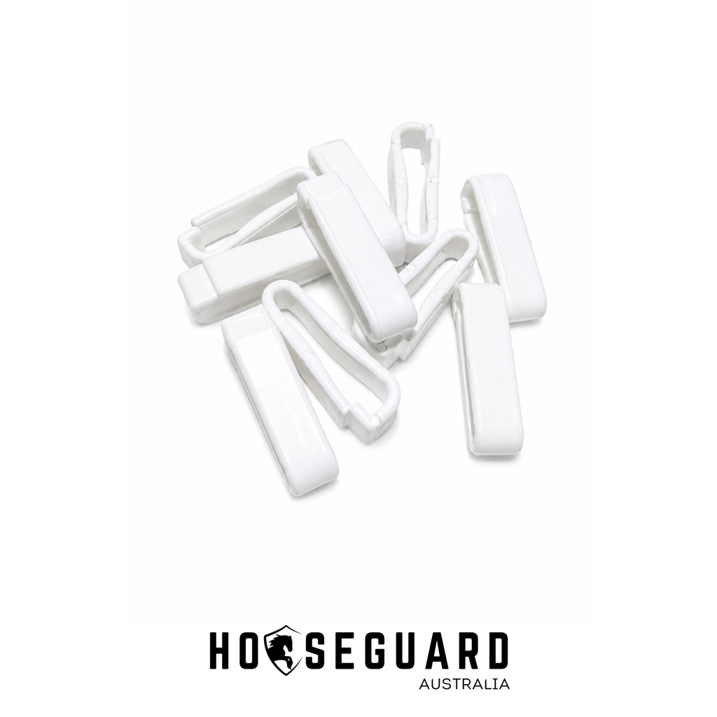 White Clips (10 Pack)