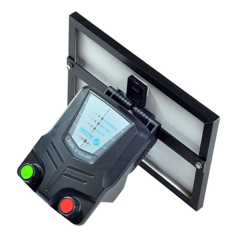 Nemtek Agri Solar 8km Energizer with built-in Lithium Battery